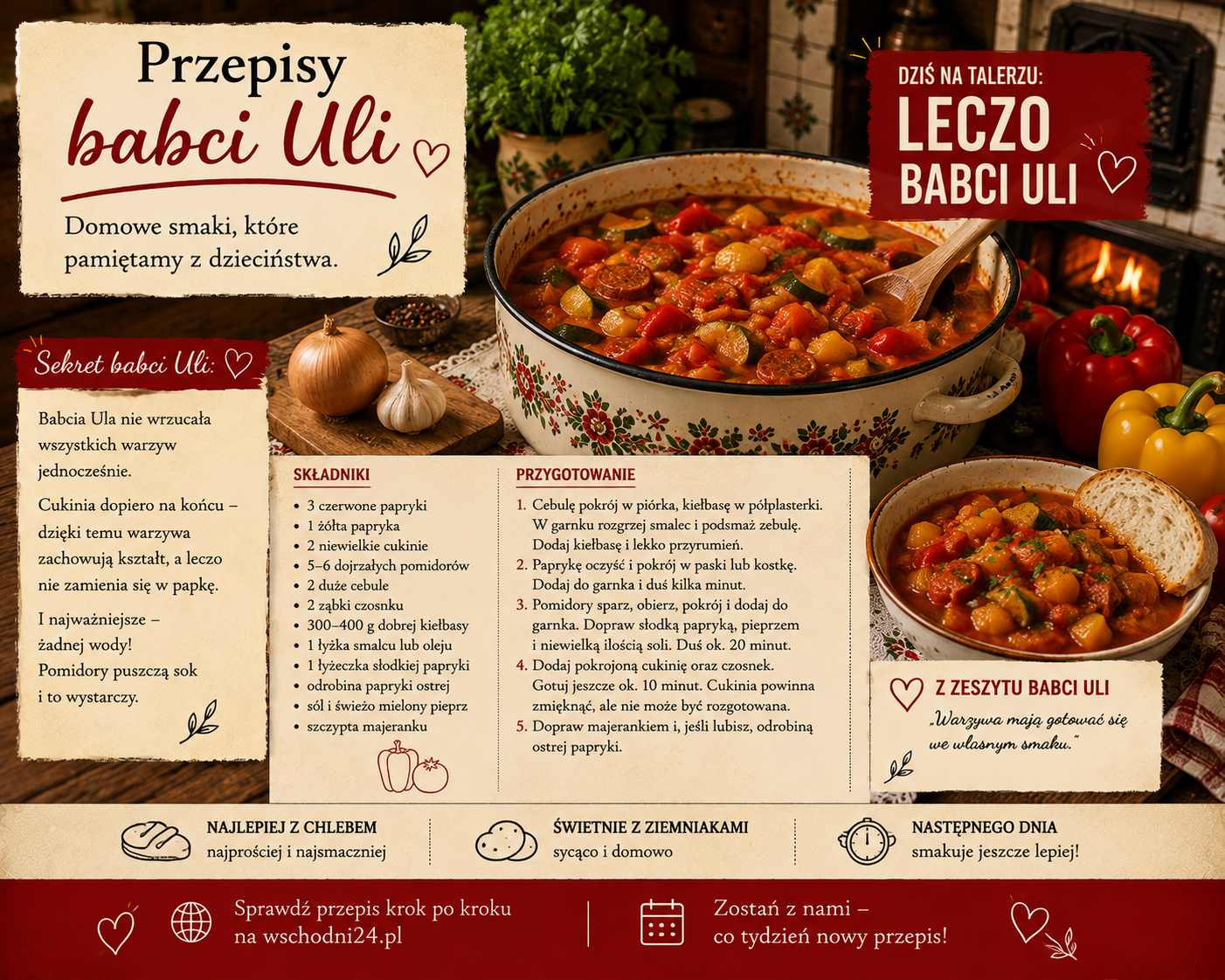 🫑 Leczo. Przepisy Babci Uli